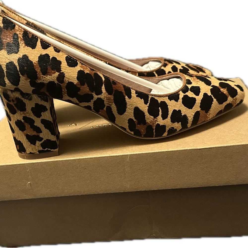 💜HUGE SALE💜 NWT Anthropologie Leopard Print Heels